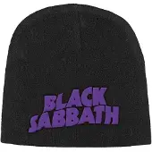 Ginza.se Black Sabbath: Unisex Beanie Hat/Purple Logo (Black)