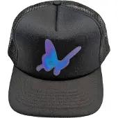 Ginza.se Post Malone: Unisex Mesh-Back Cap/Butterfly (Black) (Ex-Tour)