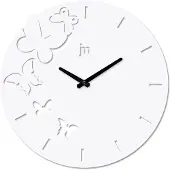 Justaminute väggklocka metall 14982B