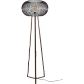 Zijlstra Golvlampa Copper Twist, Svart, Vardagsrum / matsal, Metall, Golvlampa