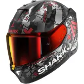 Shark Skwal I3 Hellcat Integralhjälm Matt/Svart/Antracit/Röd 2XL Unisex sort