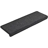 vidaXL Trappstegsmattor 15 st 65x21x4 cm antracit