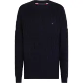 Tommy Hilfiger Cable Knit Crew Neck Jumper