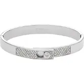 Emporio Armani Couples silverfärgat stålbangle-armband EGS3088040
