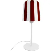 Dyberg Larsen Bordslampa , Gry, Röd, Vardagsrum, Metall, Design