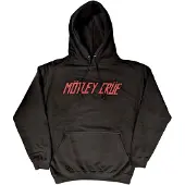 Ginza.se Mötley Crue: Unisex Pullover Hoodie/Distressed Logo (Black) (Medium)