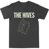 Ginza.se The Hives: Unisex T-Shirt/Glow-in-the-Dark Coffin (Black) (X-Large)