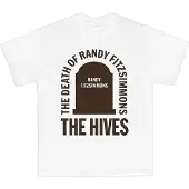 Ginza.se The Hives: Unisex T-Shirt/Randy Gravestone (White) (X-Large)