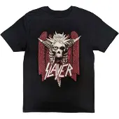 Ginza.se Slayer: Unisex T-Shirt/Nailed Red (Black) (Large)