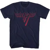 Ginza.se Van Halen: Unisex T-Shirt/Classic Red Logo (Navy Blue) (XXXX-Large)
