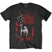 Ginza.se Avril Lavigne: Unisex T-Shirt/Love Sux Balloons (Black) (Medium)