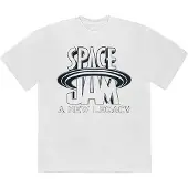 Ginza.se Space Jam: Unisex T-Shirt/B&W Logo (White) (X-Large)