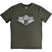 Ginza.se The Beastie Boys: Unisex T-Shirt/Black & White Logo (Green) (Medium)