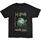 Ginza.se Def Leppard: Unisex T-Shirt/Tokyo (Black) (Medium)