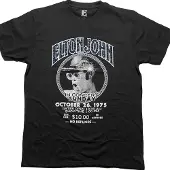 Ginza.se Elton John: Unisex T-Shirt/In Concert (Black) (Embellished) (Small)