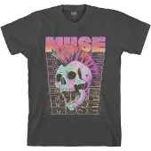 Ginza.se Muse: Unisex T-Shirt/Mowhawk Skull (Black) (Small)