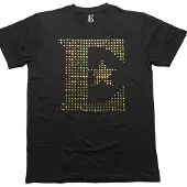 Ginza.se Elton John: Unisex T-Shirt/E Logo (Black) (Embellished) (XX-Large)