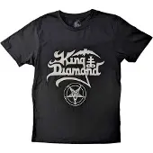 Ginza.se King Diamond: Unisex T-Shirt/Logo (Black) (Medium)