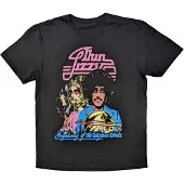 Ginza.se Thin Lizzy: Unisex T-Shirt/Vagabonds of the Western World Tracklist (Black) (Back Print) (Medium)