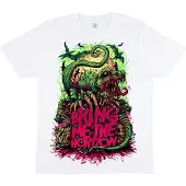 Ginza.se Bring Me The Horizon: Unisex T-Shirt/Dinosaur (White) (Small)