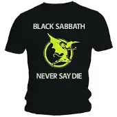 Ginza.se Black Sabbath: Unisex T-Shirt/Never Say Die (Black) (Small)