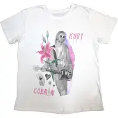 Ginza.se Kurt Cobain: Unisex T-Shirt/Flower (White) (Medium)