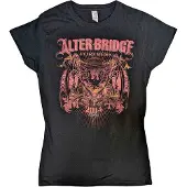 Ginza.se Alter Bridge: Ladies T-Shirt/Fortress Batwing Eagle (Black) (Small)