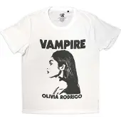 Ginza.se Olivia Rodrigo: Unisex T-Shirt/Vampire (White) (XX-Large)