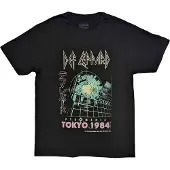Ginza.se Def Leppard: Unisex T-Shirt/Tokyo (Charcoal Grey) (Large)