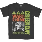 Ginza.se Green Day: Unisex T-Shirt/Warning (Black) (X-Large)