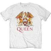 Ginza.se Queen: Unisex T-Shirt/Classic Crest (White) (XXXX-Large)