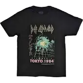 Ginza.se Def Leppard: Unisex T-Shirt/Tokyo (Charcoal Grey) (X-Large)