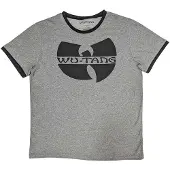 Ginza.se Wu-Tang Clan: Unisex Ringer T-Shirt/Logo (Grey) (Medium)