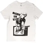 Ginza.se Machine Gun Kelly: Unisex T-Shirt/TV Warp (White) (XXX-Large)