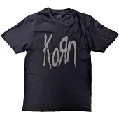 Ginza.se Korn: Unisex T-Shirt/Logo (Black) (Hi-Build) (X-Large)