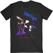 Ginza.se Judas Priest: Unisex T-Shirt/Stained Class Purple Mixer (Black) (X-Large)