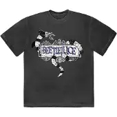 Ginza.se Beetlejuice: Unisex T-Shirt/Snake Badge (Black) (Large)