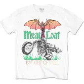 Ginza.se Meat Loaf: Unisex T-Shirt/Bat Out Of Hell (White) (Small)