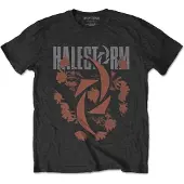 Ginza.se Halestorm: Unisex T-Shirt/Bouquet (Black) (Small)