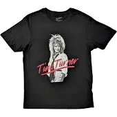 Ginza.se Tina Turner: Unisex T-Shirt/Red Logo (Black) (Large)