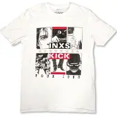 Ginza.se INXS: Unisex T-Shirt/KICK Tour (White) (X-Large)