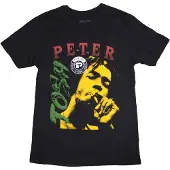 Ginza.se Peter Tosh: Unisex T-Shirt/Smokin' (Black) (X-Large)