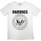 Ginza.se Ramones: Ladies T-Shirt/Presidential Seal (White) (Large)