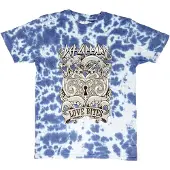 Ginza.se Def Leppard: Unisex T-Shirt/Love Bites (Blue) (Wash Collection) (Medium)