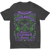 Ginza.se DevilDriver: Unisex T-Shirt/Cross Guns (Black) (Medium)