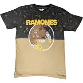 Ginza.se Ramones: Unisex T-Shirt/All The Way (Black) (Wash Collection) (Large)
