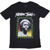 Ginza.se Peter Tosh: Unisex T-Shirt/Leaf Frame (Black) (Large)