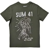 Ginza.se Sum 41: Unisex T-Shirt/Reaper (Green) (Large)
