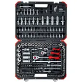 Gedore Socket Set 1/4 + 3/8 + 1/2 Verktygslåda