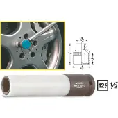Hazet 904SLG-17 904SLG-17 Ytter-sexkantig Kraft-hylsnyckelinsats 17 mm 1/2